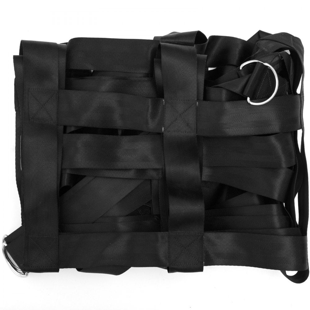 VEVOR Cargo Net, 4.2\' x 5.5\' Cargo Net for Pickup Truck Bed, Heavy Duty Cargo Nets with Cam Buckles & S-Hooks & Cross Strap, Truck Bed Cargo Net for Trailer SUV Roof Rack (50\