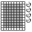 8' X 6.7' Cargo Net With Mesh Truck Bed Cargo Net Capacity 1100lbs Heavy Duty