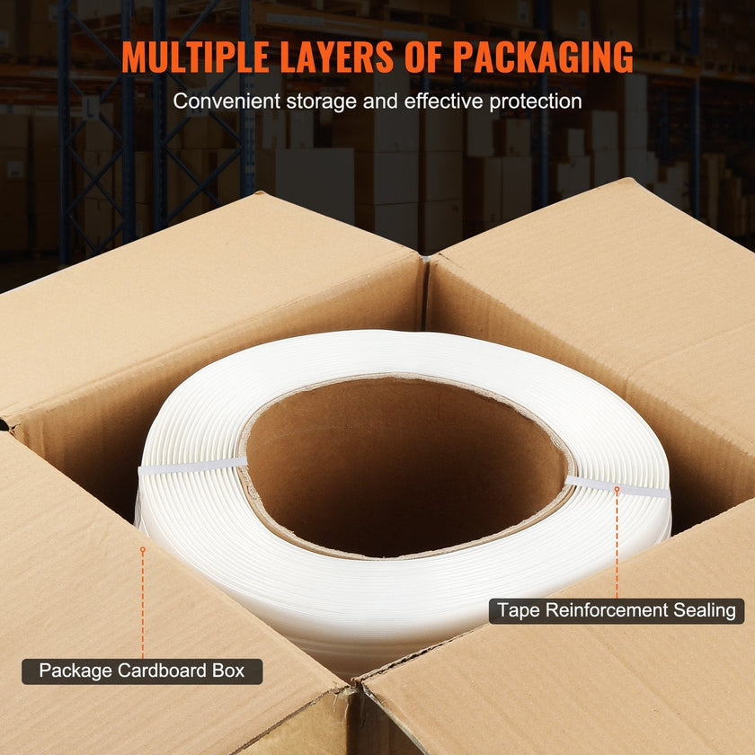 VEVOR Packaging Woven Strapping Roll 3/4