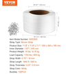 VEVOR Packaging Woven Strapping Roll 3/4