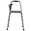 VEVOR Folding Walker Aluminum Mobility Walker Aid with Adjustable Height 350LBS