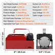 VEVOR Heat Press Machine, 12 x 15 inches Fast Heating 360 Swing Away Digital Sublimation Transfer, 5-in-1 T-Shirt Vinyl Transfer Printer for Banners Canvas Bag Pillow Shirts Cups Plates Caps Mugs