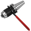 VEVOR Integrated CAT40 Collet Chuck Keyless Drill Chuck 1/2 inch for CAT40 CNC Engraving Machine & Milling Lathe Tool Heavy Duty Hand Tools Drill Press Chuck Key