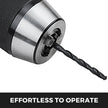 VEVOR Integrated CAT40 Collet Chuck Keyless Drill Chuck 1/2 inch for CAT40 CNC Engraving Machine & Milling Lathe Tool Heavy Duty Hand Tools Drill Press Chuck Key