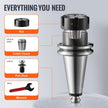 VEVOR CAT40 Collet Holder ER 16/32 Collet Set, 35 PCs, SLN FMB ER16/32 APU Tool Holders Spring Steel Collet Chucks with 10 Pull Studs and 3 Wrenches, for Milling Machine Drill Presses Boring Machine