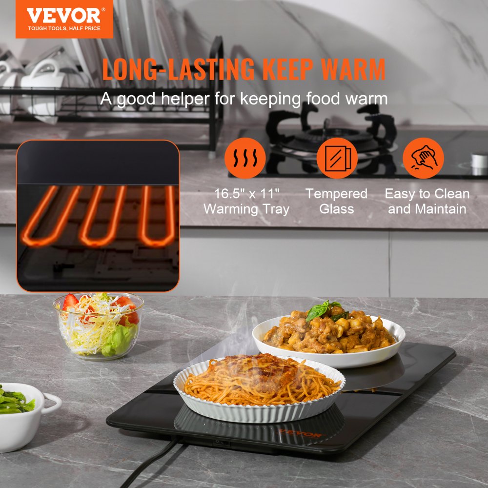VEVOR Electric Warming Tray, 16.5