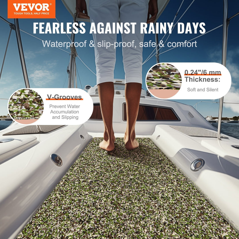 VEVOR Boat Flooring, EVA Foam Boat Decking 94.5