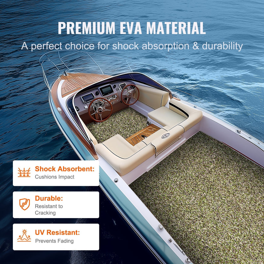 VEVOR Boat Flooring, EVA Foam Boat Decking 94.5