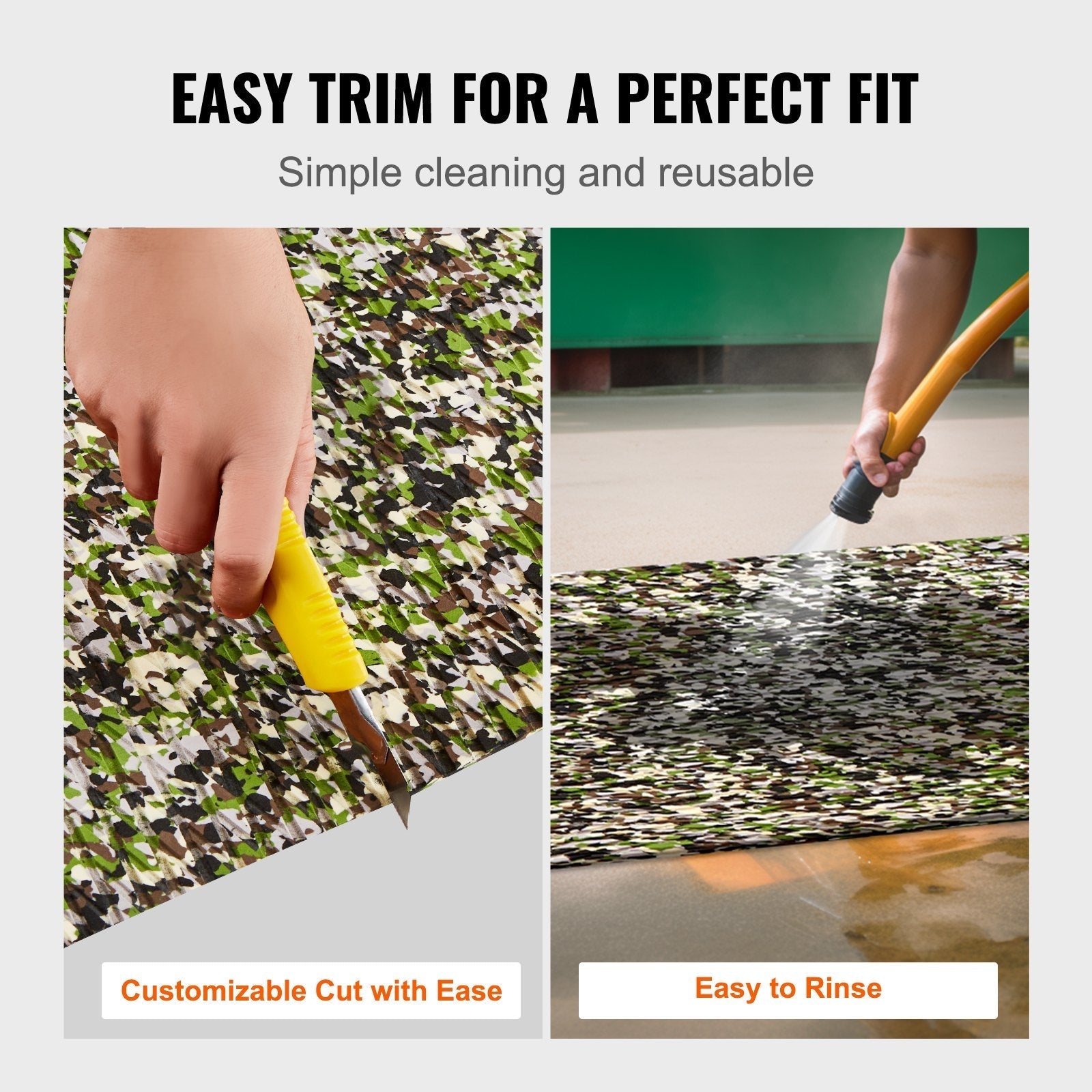 VEVOR Boat Flooring, EVA Foam Boat Decking 94.5