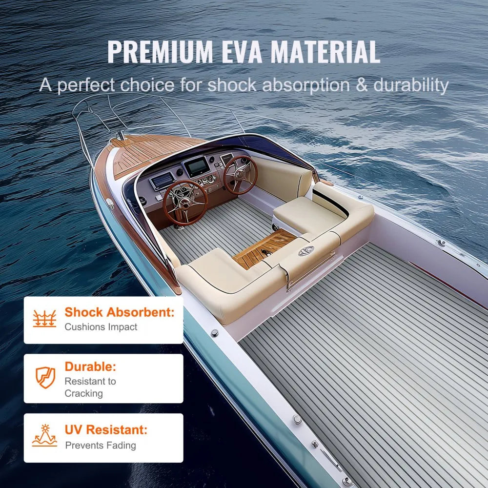 VEVOR Boat Flooring, EVA Foam Boat Decking 94.5