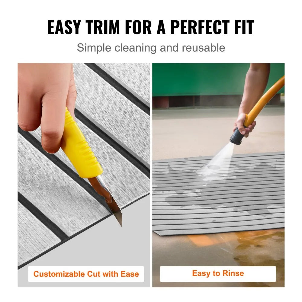 VEVOR Boat Flooring, EVA Foam Boat Decking 94.5