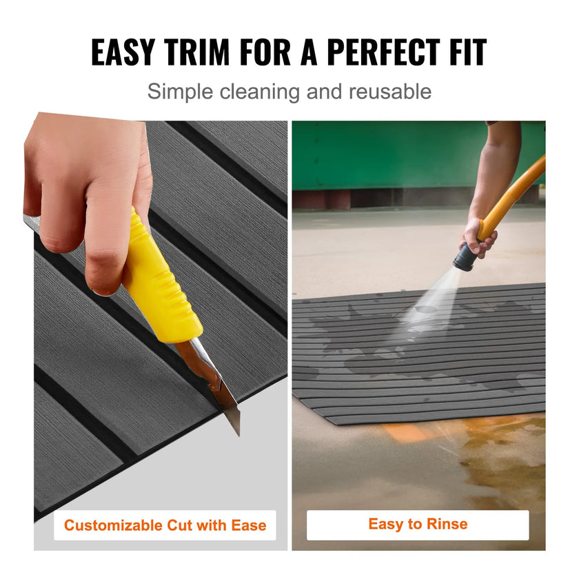 VEVOR Boat Flooring, EVA Foam Boat Decking 94.5
