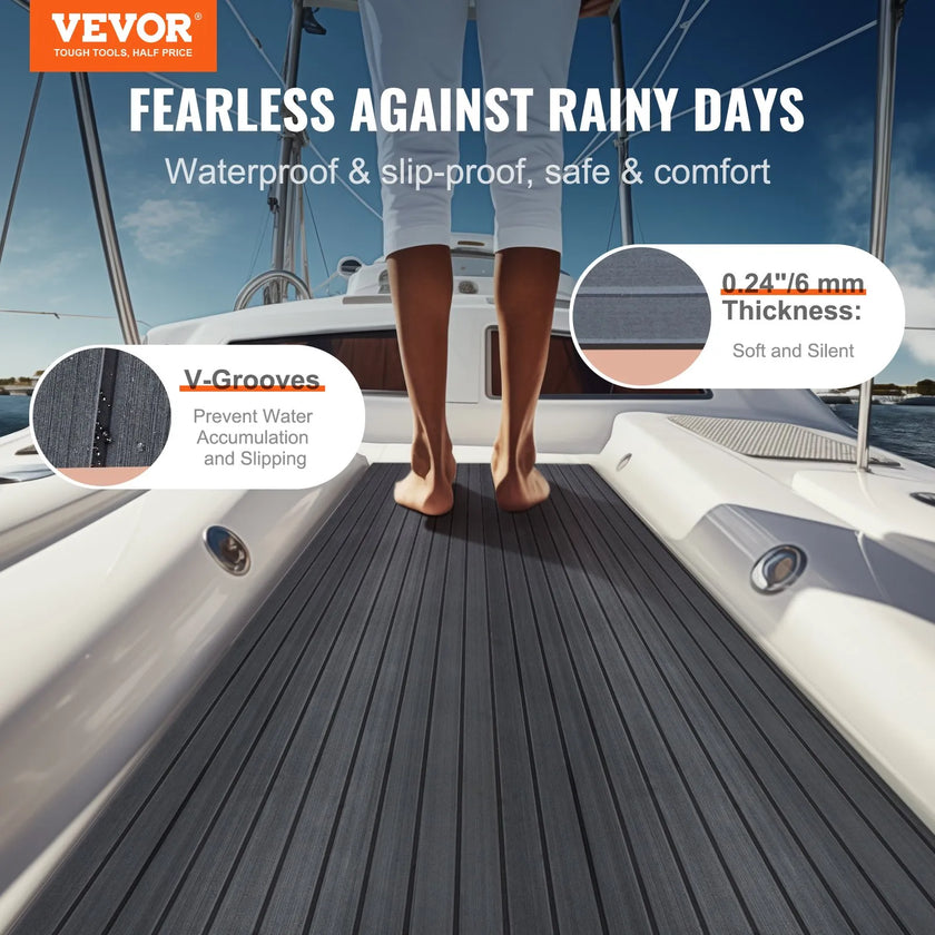 VEVOR Boat Flooring, EVA Foam Boat Decking 94.5