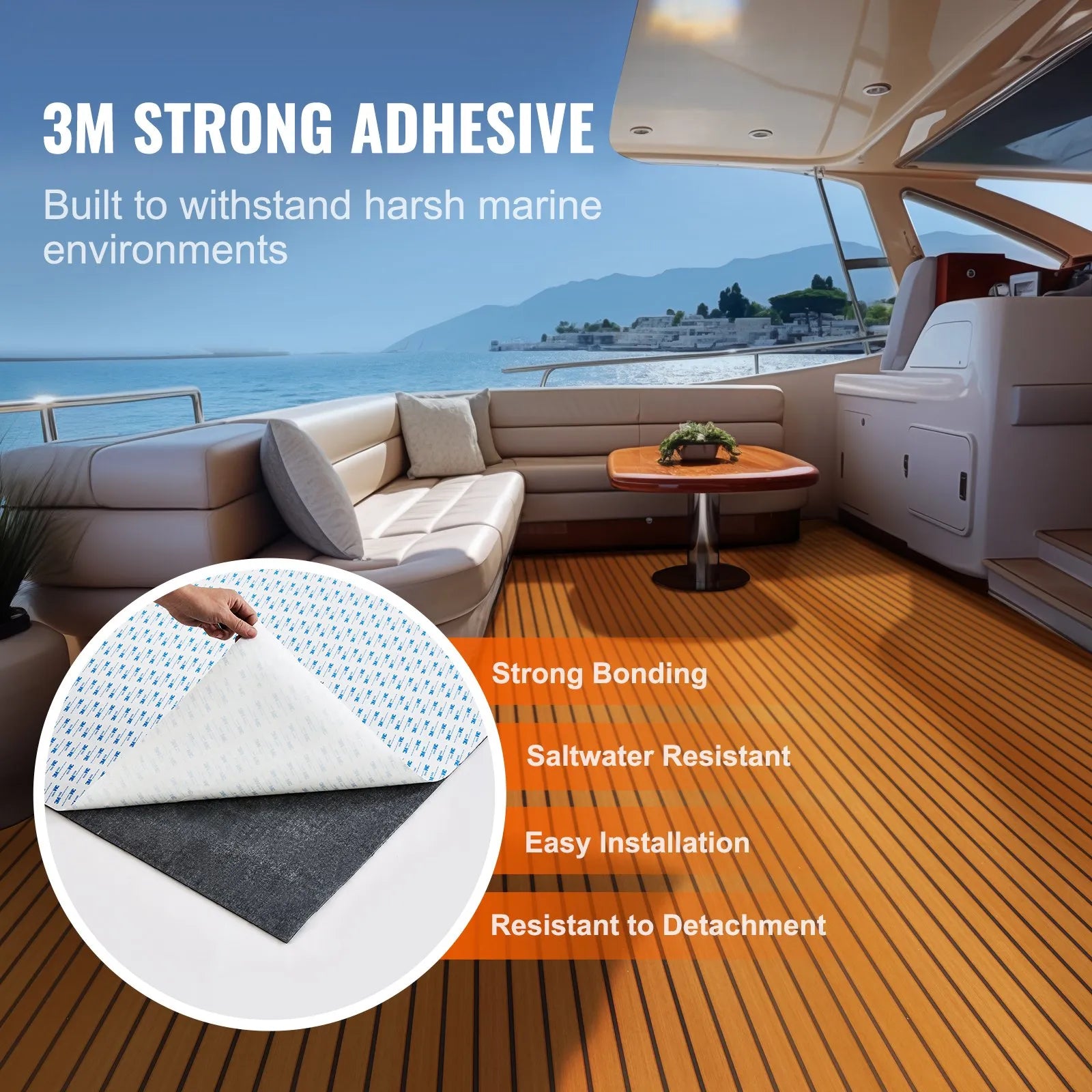 VEVOR Boat Flooring, EVA Foam Boat Decking 94.5