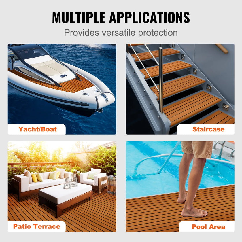 VEVOR Boat Flooring, EVA Foam Boat Decking 94.5