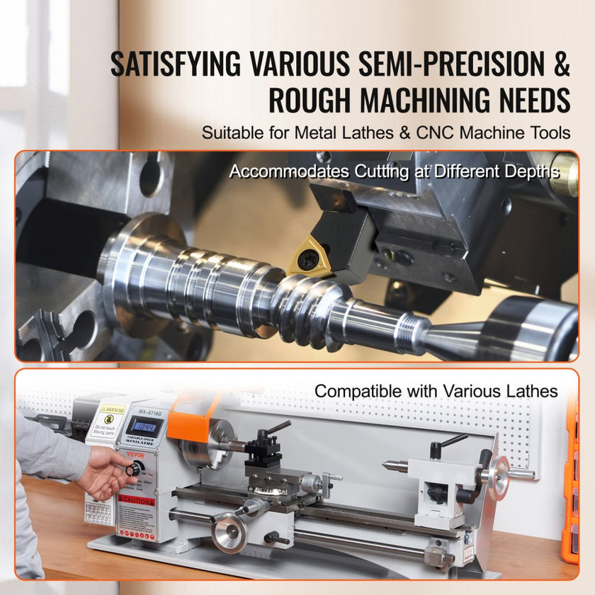 VEVOR Indexable Carbide Lathe Tools 1/2