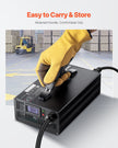 VEVOR Forklift Battery Charger Smart Automatic 24V 30A Fast Charger Portable