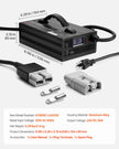VEVOR Forklift Battery Charger Smart Automatic 24V 30A Fast Charger Portable