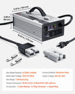 VEVOR Forklift Battery Charger Smart Automatic 36V 30A Fast Charger Portable