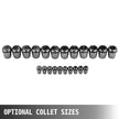 VEVOR CAT40 Tooling Er32 ER16 Collet End Mill Holder Drill Chuck Face Mill Precision Keyless Drill Chuck Mill Cutter ER32 Collets Heavy-duty Hand Tools