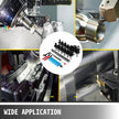 VEVOR CAT40 Tooling Er32 ER16 Collet End Mill Holder Drill Chuck Face Mill Precision Keyless Drill Chuck Mill Cutter ER32 Collets Heavy-duty Hand Tools