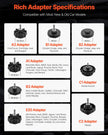 VEVOR 12 Pcs Brake Master Bleeder Kit Brake Bleeder Adapter Set for Most Vehicles