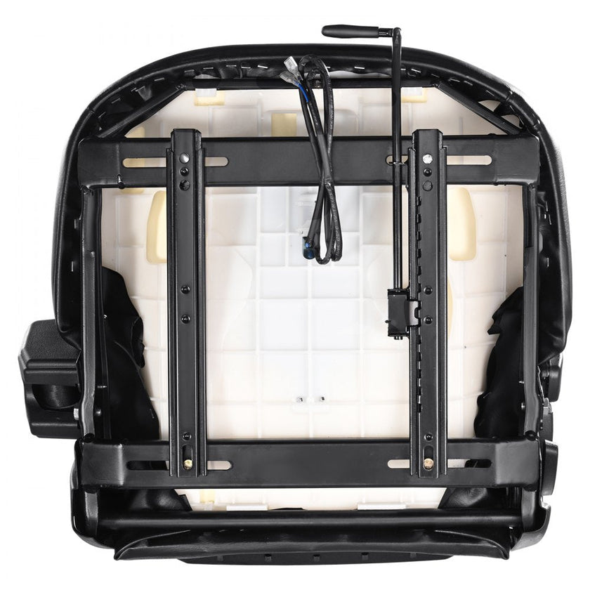 VEVOR Universal Forklift Seat,Tractor Seat with Adjustable Angle Back, Micro Switch and Seatbelt,Wrap-around Forklift Seat for Tractor Loader Excavator