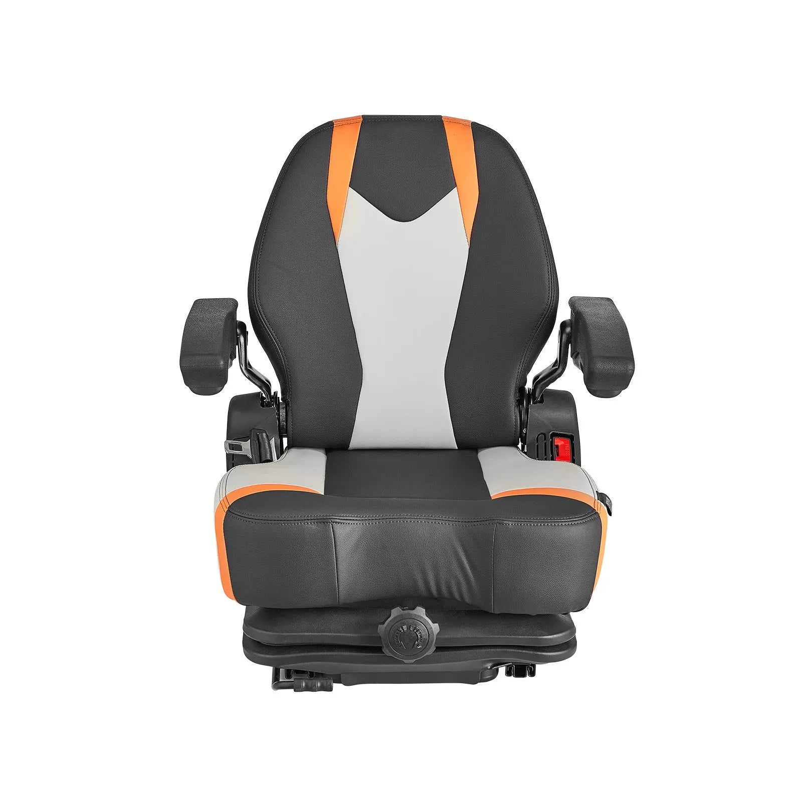 VEVOR Universal Forklift Seat Fold Down Tractor Suspension Seat Adjustable Back