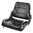 VEVOR Universal Forklift Seat, Fold Down Tractor Seat with Adjustable Angle Back and Micro Switch, 6.3-13.4 inch Extended Slot Comfortable Forklift Seat for Tractor Loader Excavator