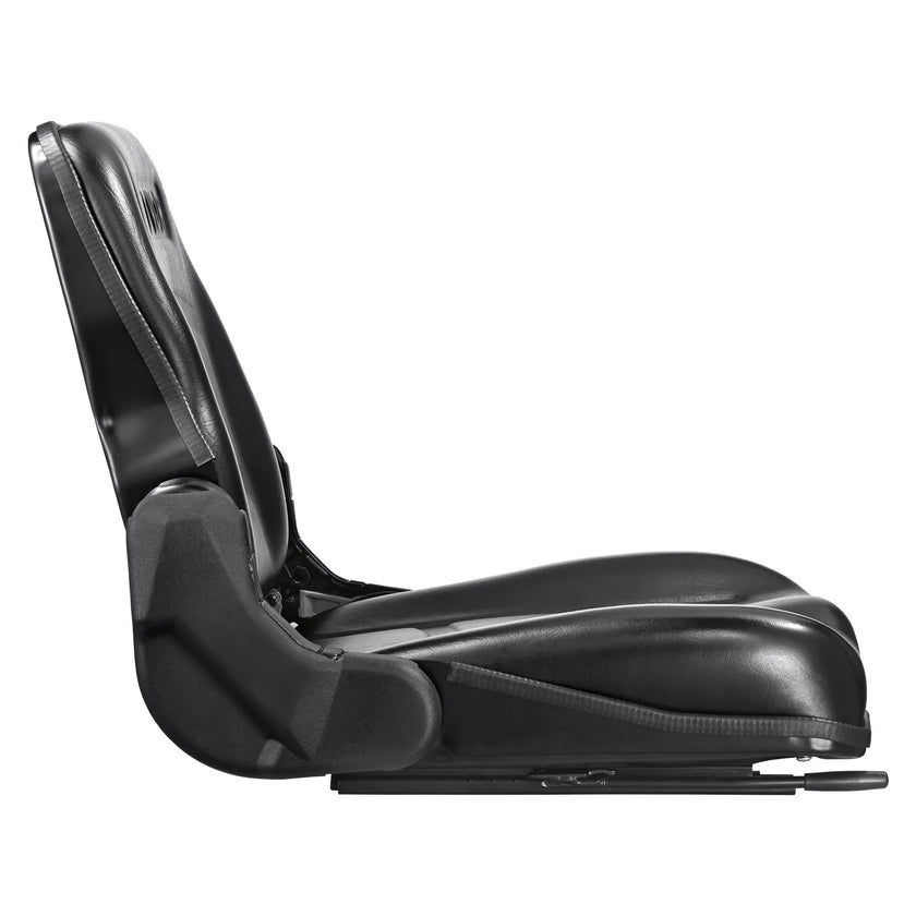 VEVOR Universal Forklift Seat, Fold Down Tractor Seat with Adjustable Angle Back and Micro Switch, 6.3-13.4 inch Extended Slot Comfortable Forklift Seat for Tractor Loader Excavator
