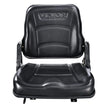 VEVOR Universal Forklift Seat, Fold Down Tractor Seat with Adjustable Angle Back and Micro Switch, 6.3-13.4 inch Extended Slot Comfortable Forklift Seat for Tractor Loader Excavator