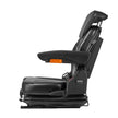 VEVOR Forklift Seat Fold Down Tractor Suspension Seat Adjustable Back & Headrest