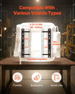 VEVOR Forklift Seat Mower Tractor Seat Adjustable Back Seatbelt & Headrest