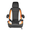 VEVOR Forklift Seat Mower Tractor Seat Adjustable Back Seatbelt & Headrest