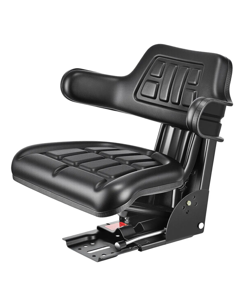 VEVOR Waterproof Forklift Seat Adjustable Tractor Suspension Seat Mower Digger