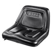 VEVOR Universal Tracor Seat, Lawn Mower Seat with Micro Switch and Drainage Holes, 6.3-13.4 inch Extended Slot Tractor Seat for Tractor Loader Excavator