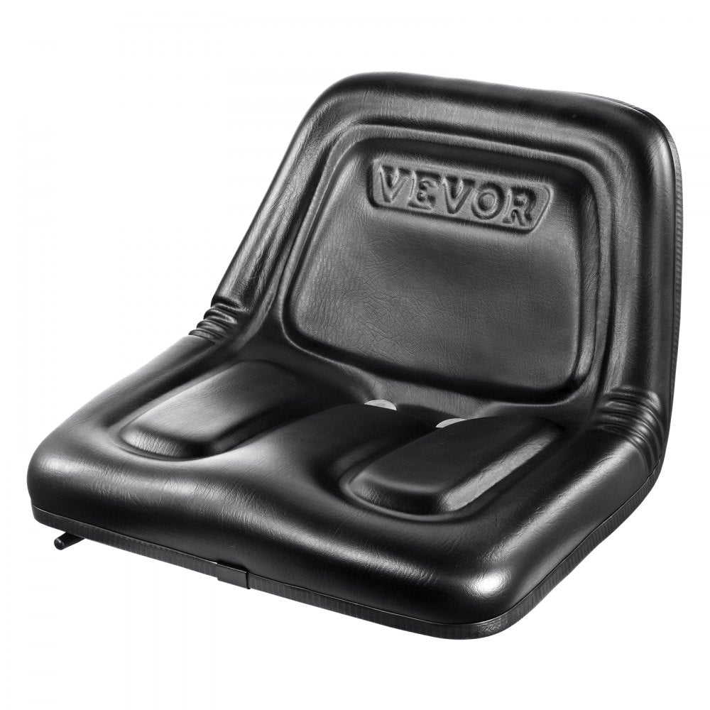 VEVOR Universal Tracor Seat, Lawn Mower Seat with Micro Switch and Drainage Holes, 6.3-13.4 inch Extended Slot Tractor Seat for Tractor Loader Excavator
