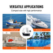 VEVOR Bilge Pump, 1100GPH 12V Automatic Submersible Boat Bilge Water Pump with Float Switch, 1.1