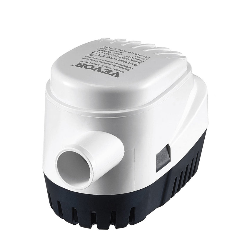 VEVOR Bilge Pump, 1100GPH 12V Automatic Submersible Boat Bilge Water Pump with Float Switch, 1.1
