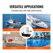 VEVOR Bilge Pump, 750GPH 12V Automatic Submersible Boat Bilge Water Pump with Float Switch, 0.7