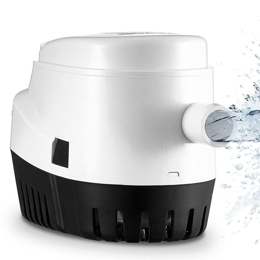 VEVOR Bilge Pump, 750GPH 12V Automatic Submersible Boat Bilge Water Pump with Float Switch, 0.7