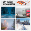 VEVOR Driveway Markers, 30 PCS 48 inch, 0.31 inch Diameter, Orange Fiberglass Poles Snow Stakes with Reflective Tape, 12