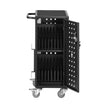 VEVOR Charging Cart Mobile Locking Charging Cart 16 Devices for Laptop & Tablet