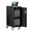 VEVOR Charging Cart Mobile Locking Charging Cart 16 Devices for Laptop & Tablet