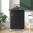 VEVOR Charging Cart Mobile Locking Charging Cart 32 Devices for Laptop & Tablet