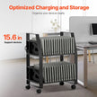 32 Device Mobile Laptop Charging Cart with Wheels Open Charging Station for Tablets and Laptops up to 15.6