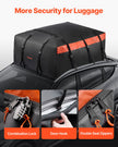 VEVOR Car Rooftop Cargo Carrier Bag 20 Cubic Feet 840D PVC Car Roof Luggage Bag