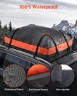 VEVOR Car Rooftop Cargo Carrier Bag 15 Cubic Feet Roof Cargo Carrier 840D PVC