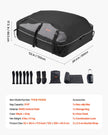 VEVOR Car Rooftop Cargo Carrier Bag 21 Cubic Feet Cargo Carrier for Car Roof