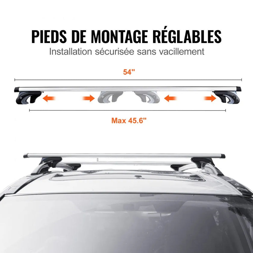 VEVOR Universal Roof Rack Cross Bars, 54